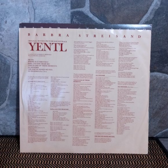 Barbra Streisand Yentl Soundtrack Vinyl Record JS 39152 1983 - Picture 6 of 8